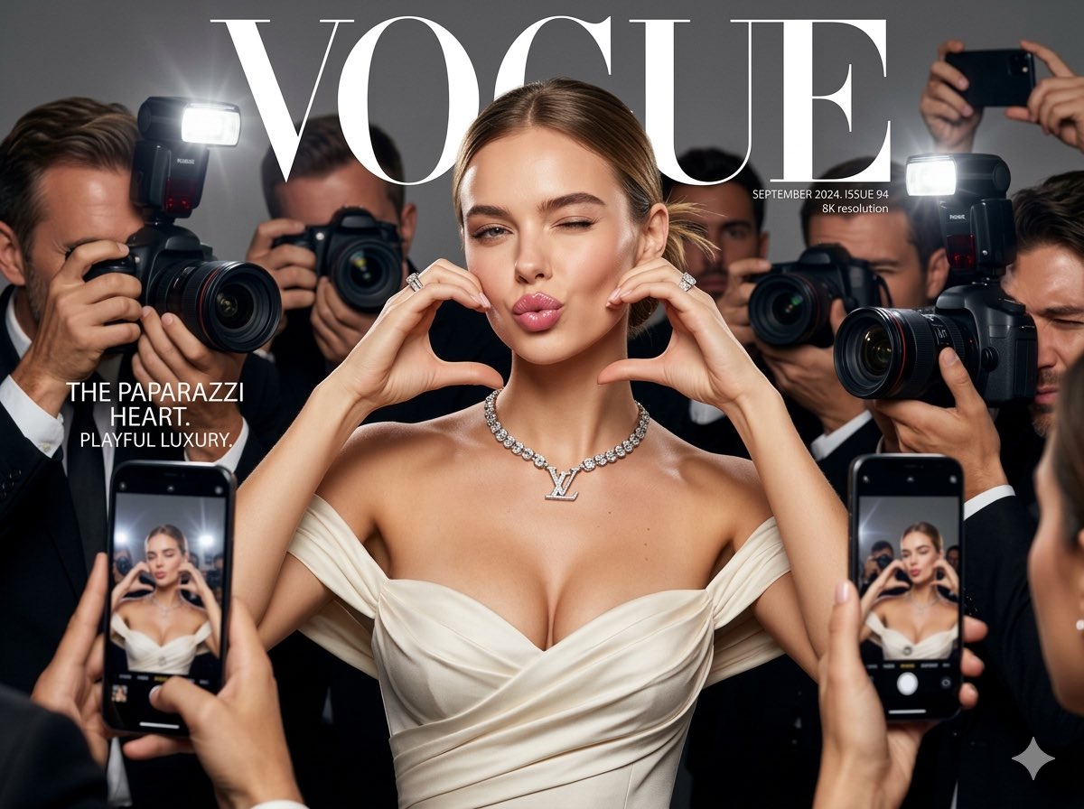 Vogue封面时尚肖像：俏皮姿态